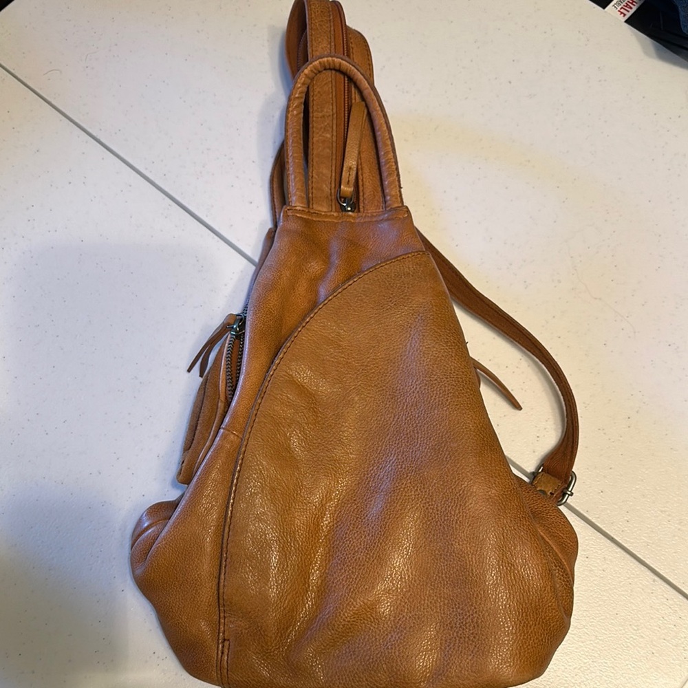 We The Free Tan Crossbody Bag